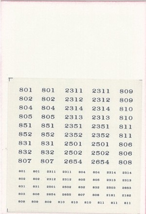 Ｂ００２　インレタ　名鉄８００系用