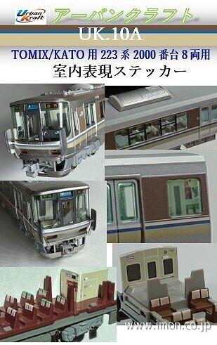 ＵＫ０１０Ａ　ＴＯＭＩＸ／ＫＡＴＯ用２２３系８両用室内表現ステッカー