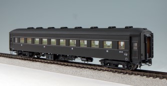 オハフ33 車番・所属無 ぶどう色1号