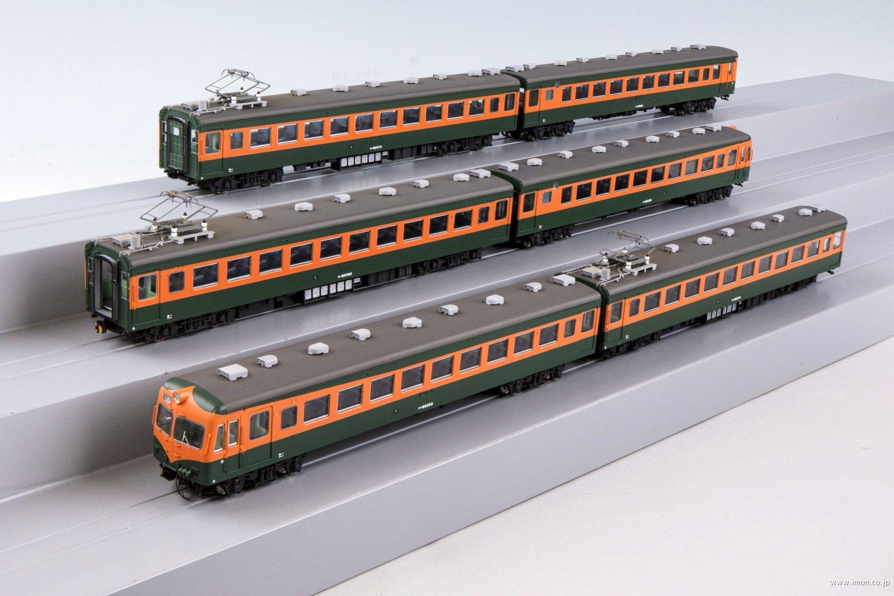 ８０系１００・３００番台　飯田線６輌（増結２輌入り）編成　１３ｍｍ