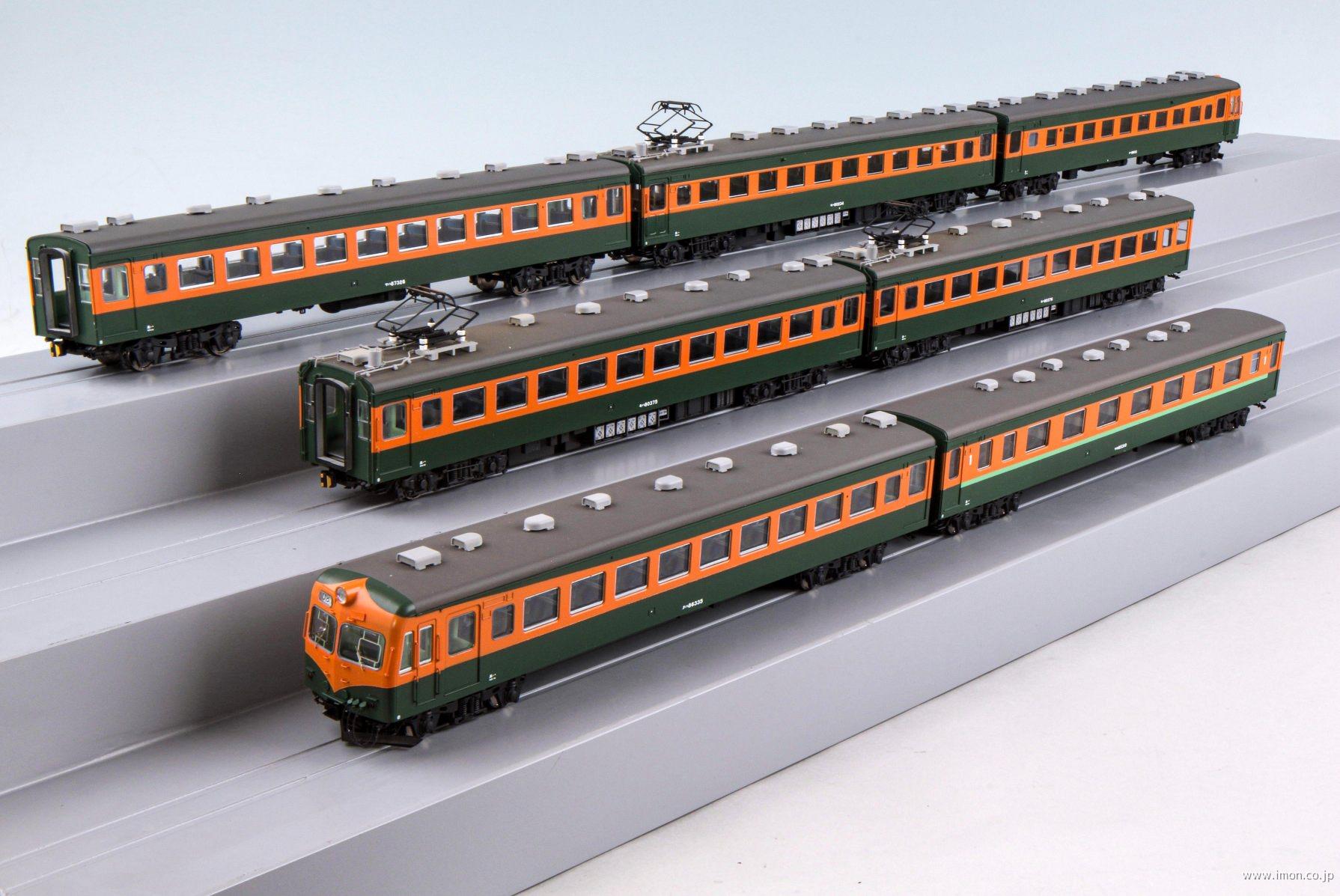 ８０系１００・３００準急苗場　７輌編成　１６．５ｍｍ