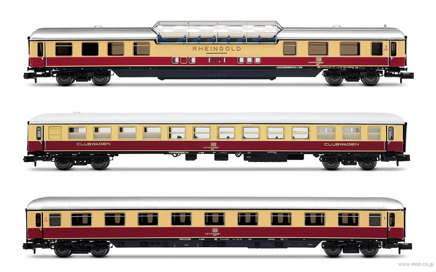 ＨＮ４５０７ＡＫＥ　Ｒｈｅｉｇｏｌｄ　客車３両　ＥｐⅥ　Ｓｅｔ１／２
