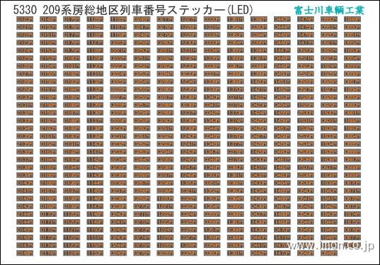 ５３３０　２０９房総列車番号　富士川