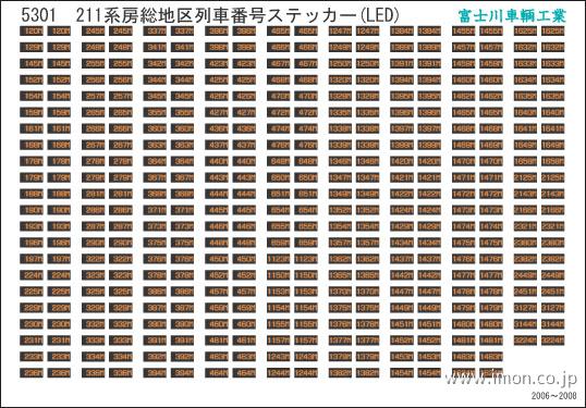 ＦＴＡ３０１　方向幕・表記ステッカー