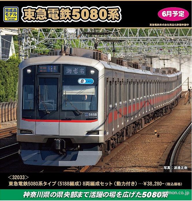 東急５０８０系５１８８編成タイプ８両