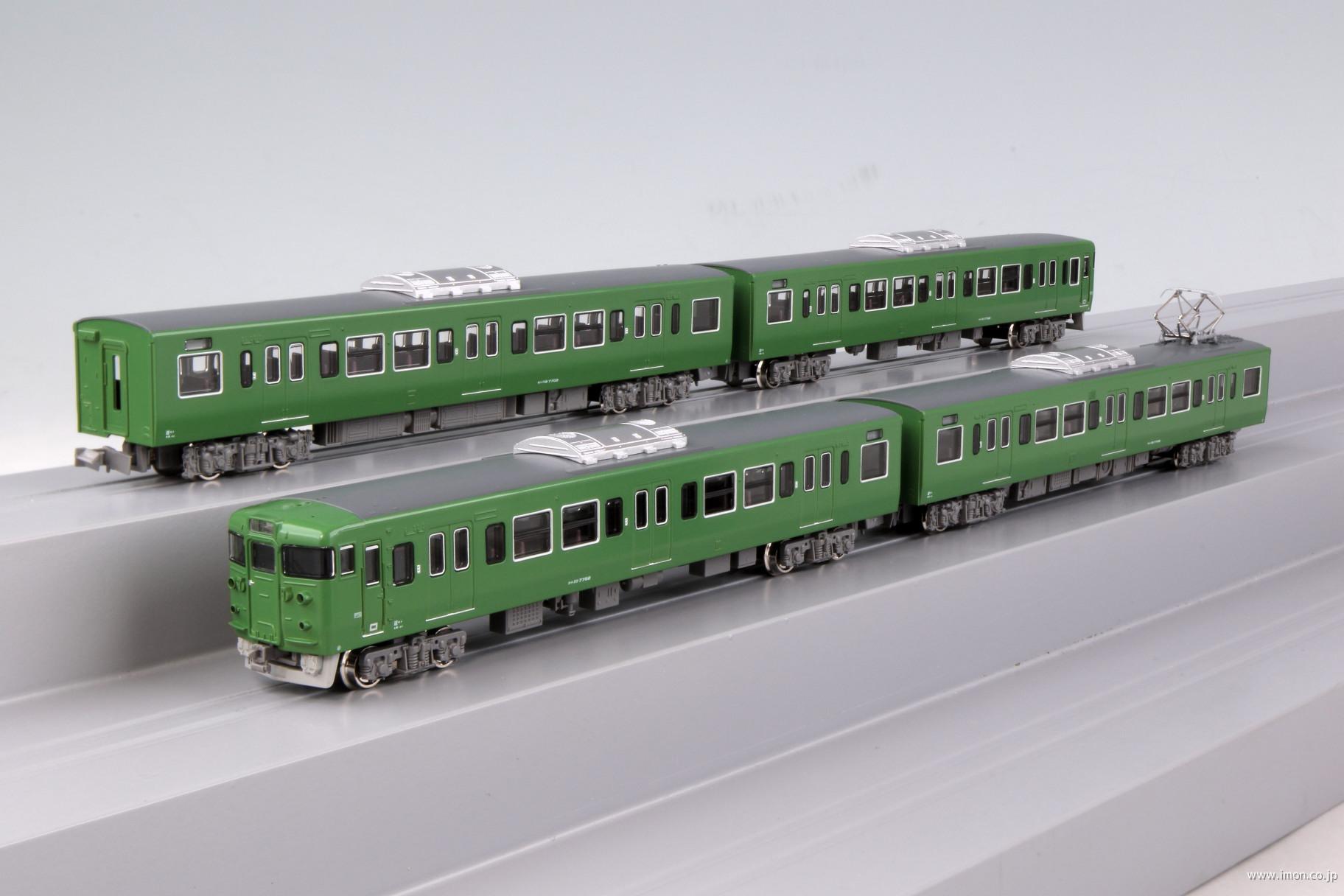 １１３系７７００番台（４０Ｎ・京都地域色・Ｌ１６編成）増結４両