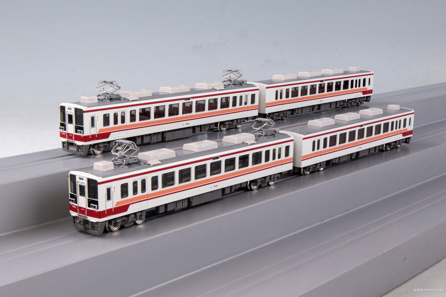 野岩鉄道６１１０３編成・やがぴぃカータイプ＋６１１０２編成　４両