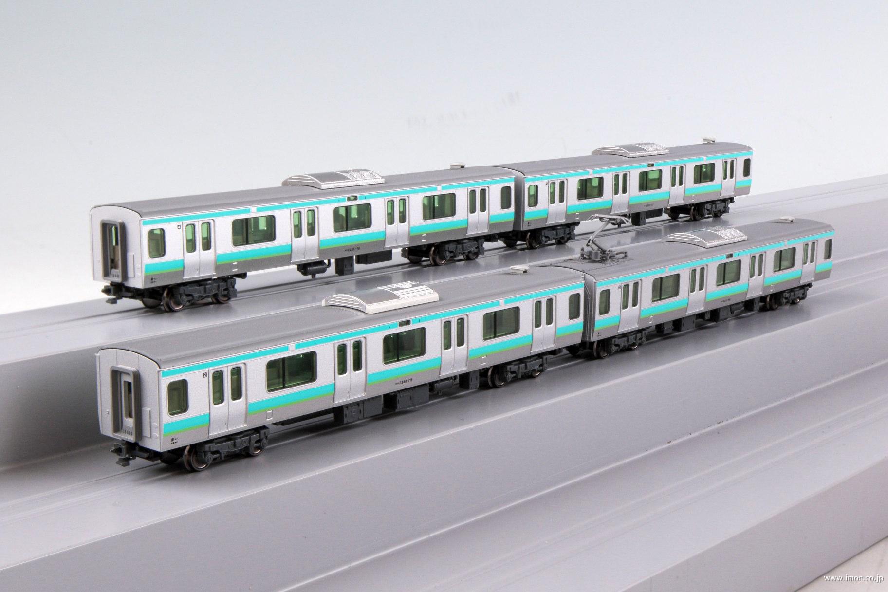 E231系 常磐線・上野東京ライン 増結4両 | 鉄道模型店