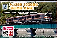 キハ２５系１０００番台（高山本線・太多線）２両