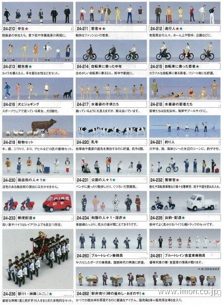 ２４－２１６ 人形 犬とジョギング | 鉄道模型店 Models IMON