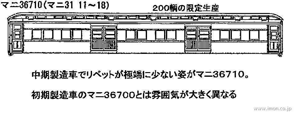 マニ３６７１０（マニ３１中期車）