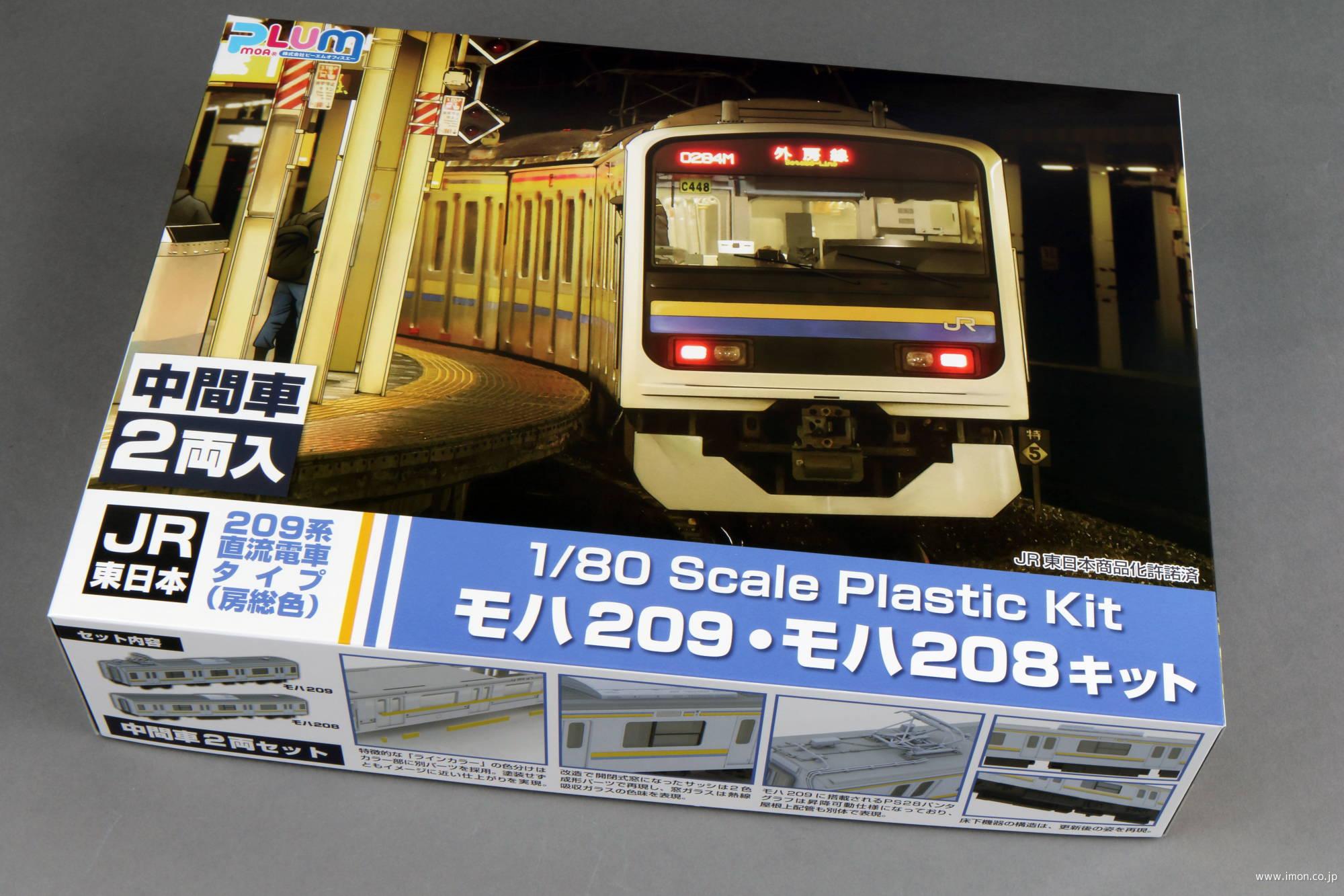 PLUM 1/80「JR東日本209系直流電車タイプ」房総色/京浜東北色ご