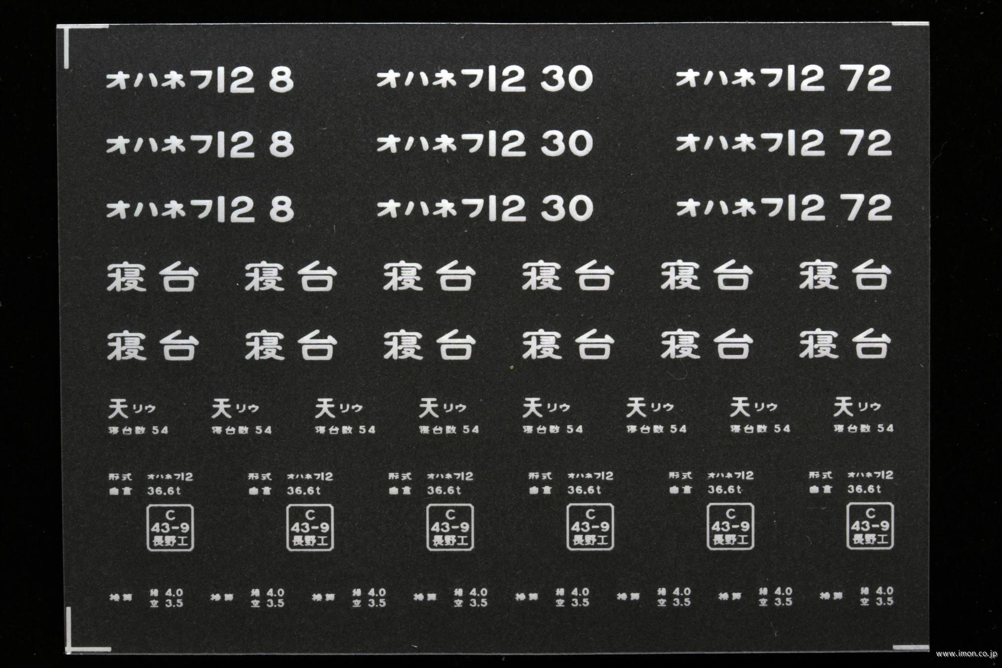 ２０９６２　オハネフ１２インレタ　竜華