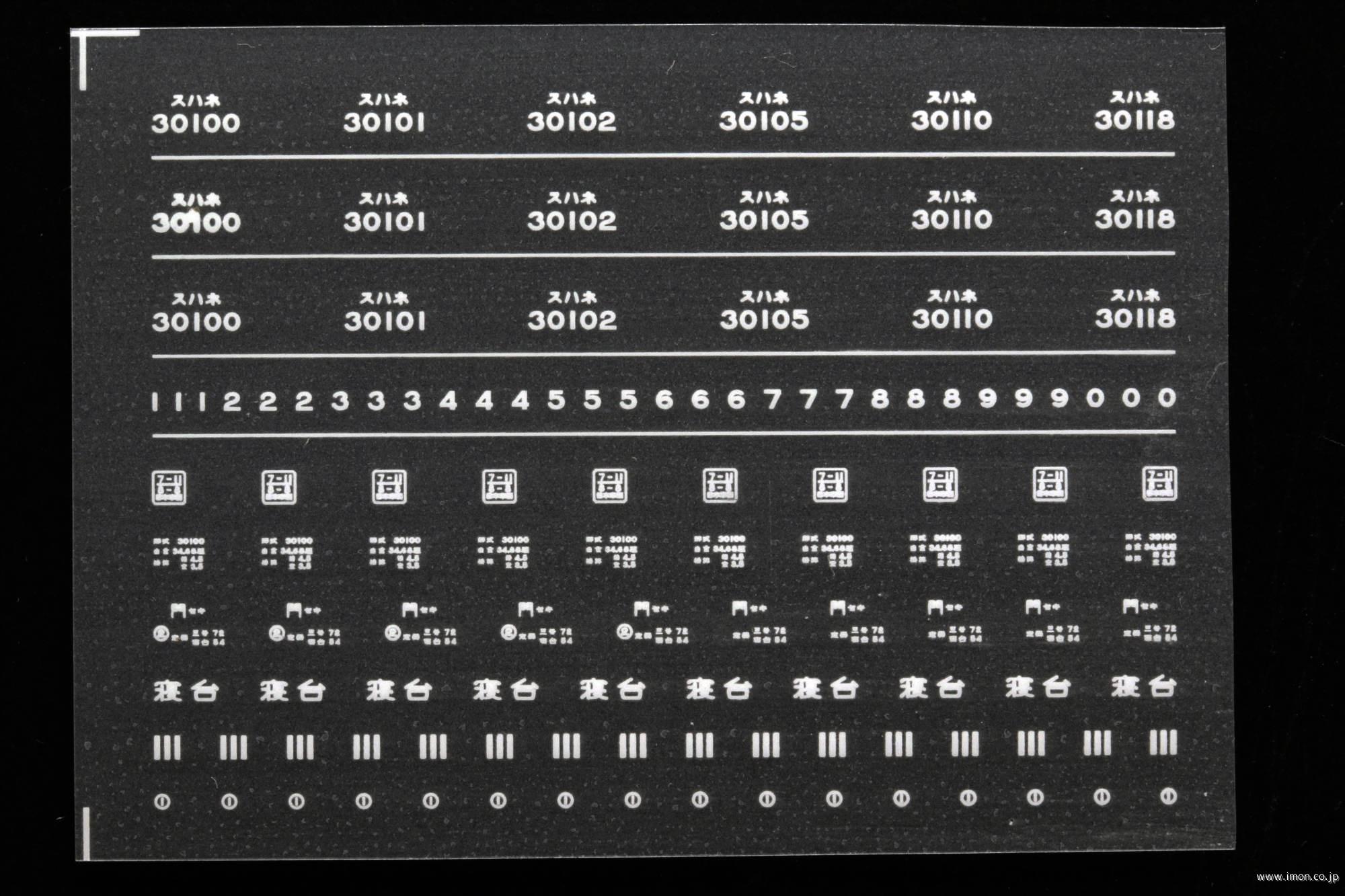 ６０１６　スハネ３０１００インレタ