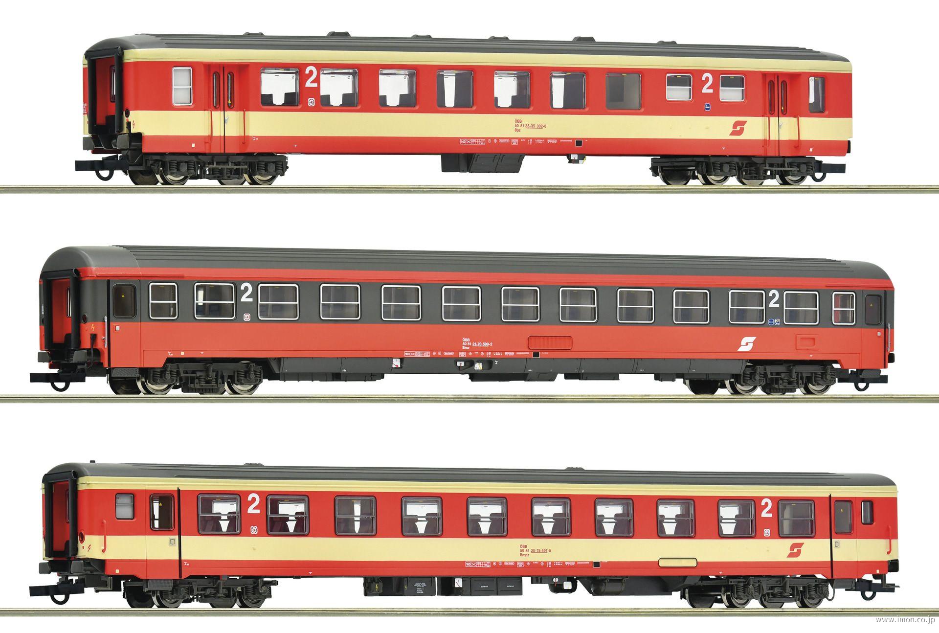 ６２００１２８ＯＢＢ　Ｄ７０４　急行客車　３両（２）　ＥｐⅤ