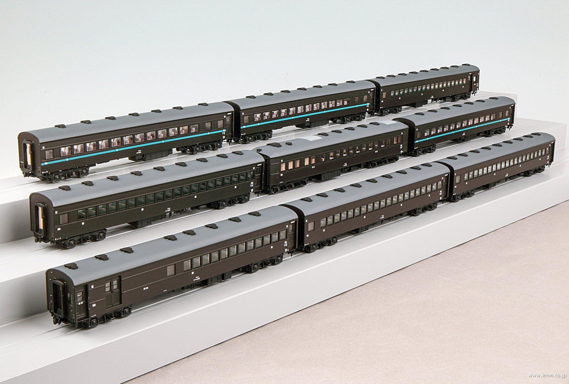 特急【かもめ】客車 スハ４４形マシ４９形時代 ９両セット | 鉄道模型