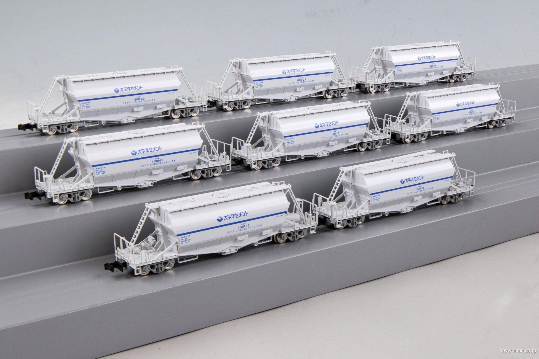 Nゲージ GREENMAX ホキ1100 鉄道模型 :: ポポンデッタ_7510_ホキ1100 太平洋セメント 8両
