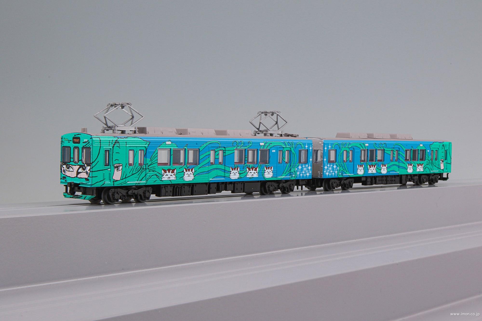 伊賀鉄道２００系２０５Ｆ　忍者列車緑　２セットＤ