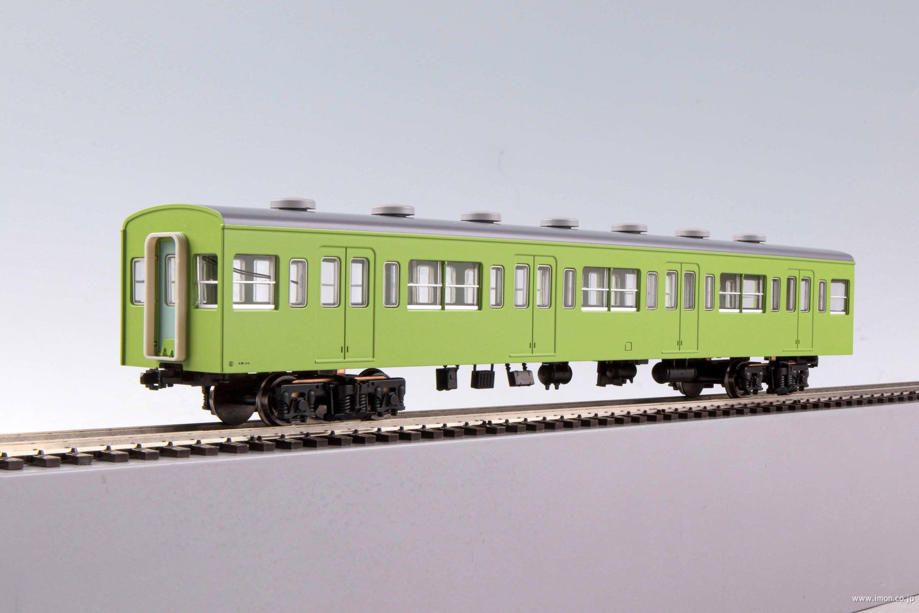 １０３系非ユニット窓・非冷房　黄緑６号　Ｍ無増結１両Ｃ