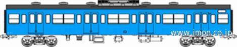 １０３系非ユニット窓・冷房車・青２２号（サハ１０３）
