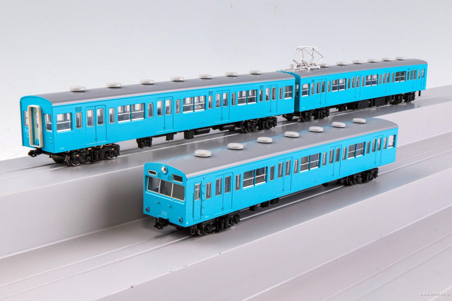 103系低運・非ユニット窓・非冷房 黄緑6号 基本4両A | 鉄道模型