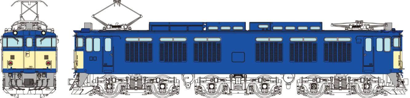 ＥＦ６４　０　１次車国鉄標準色稲沢タイプ（ツララヨケ撤去後）