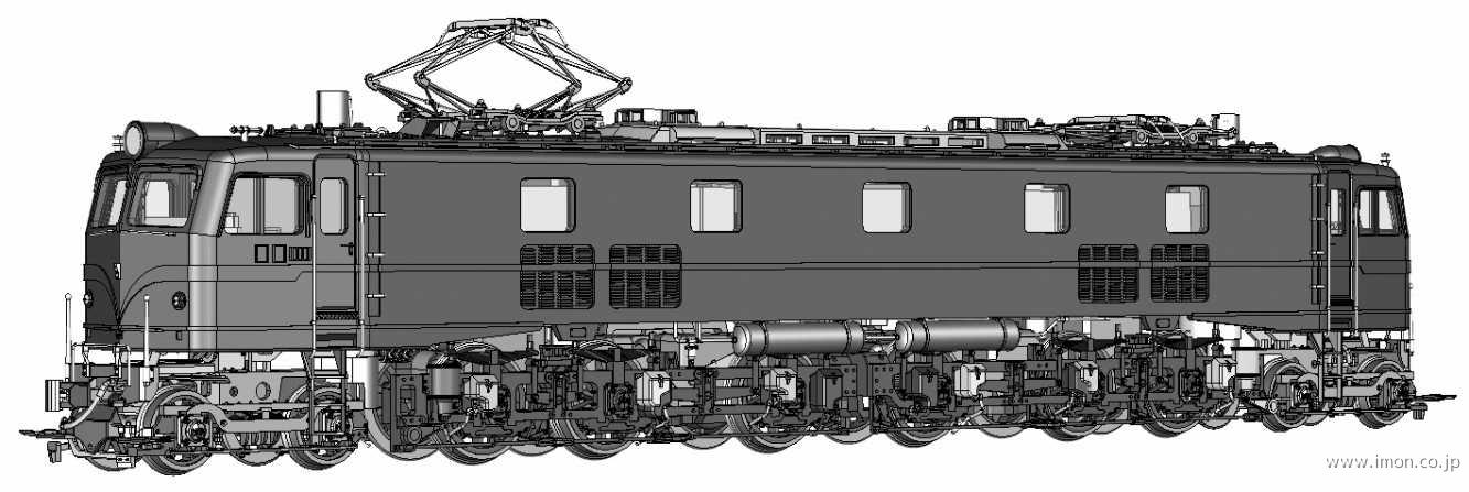 TW-EF58-09 国鉄EF58146ヨロイ窓、SG、前面小窓 前面警戒色[トラムウェイ]《在庫切れ》