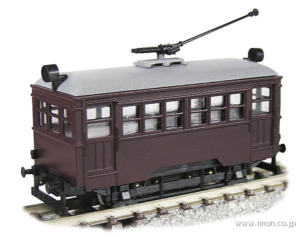 ２軸単車　１本トロリーポール仕様　ぶどう色・動力付