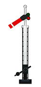 ＬＡ　１０　腕木式信号機２