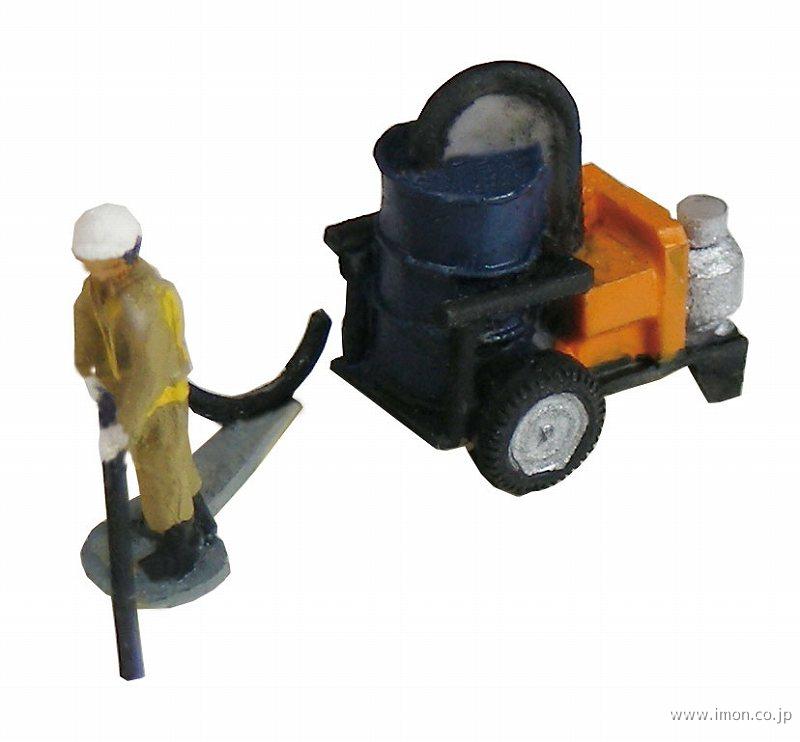 ＮＡ１１７　道路工事用機械Ｃ　乳剤散布機／作業員１体