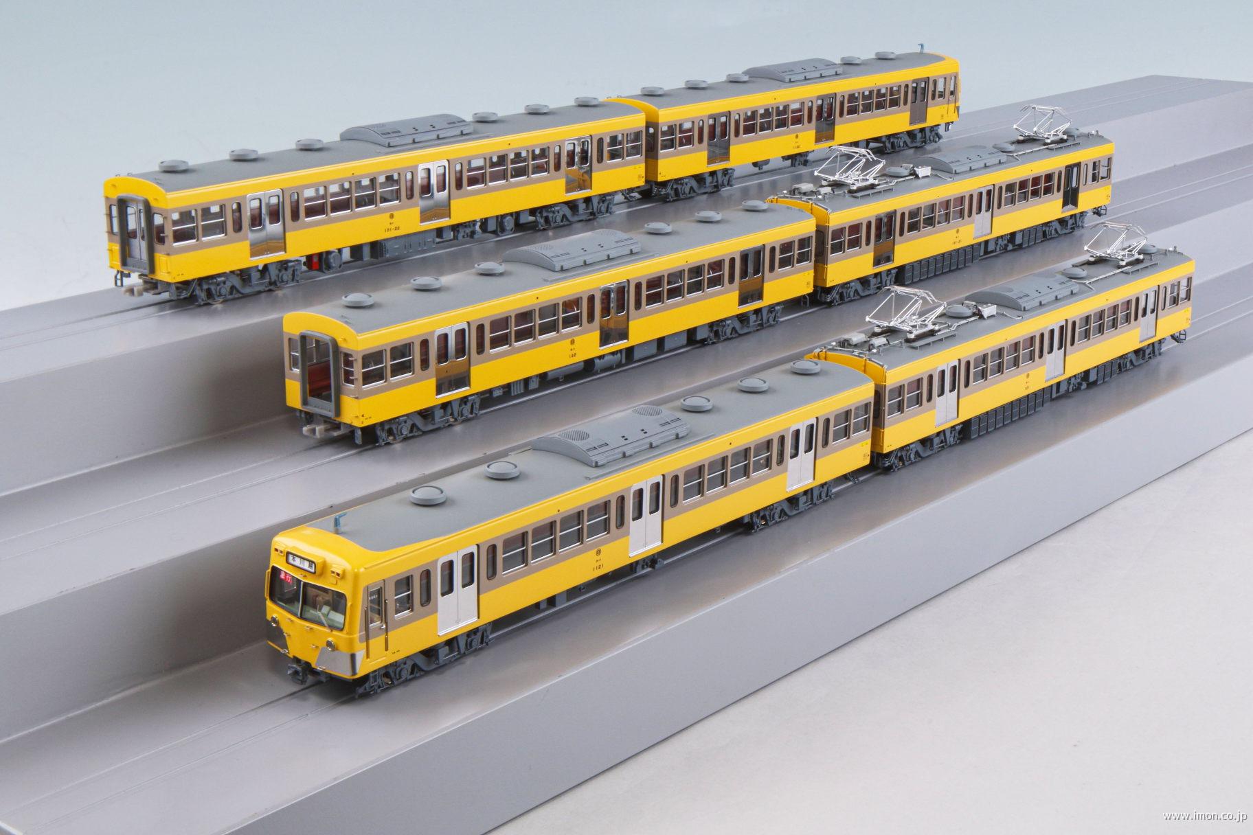 西武旧１０１系　冷房改造車６連（ツートンカラー）「急行　本川越」