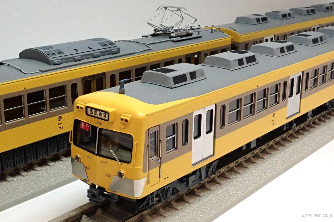 西武旧１０１系初期車　試作冷房車４連「急行／西武新宿」