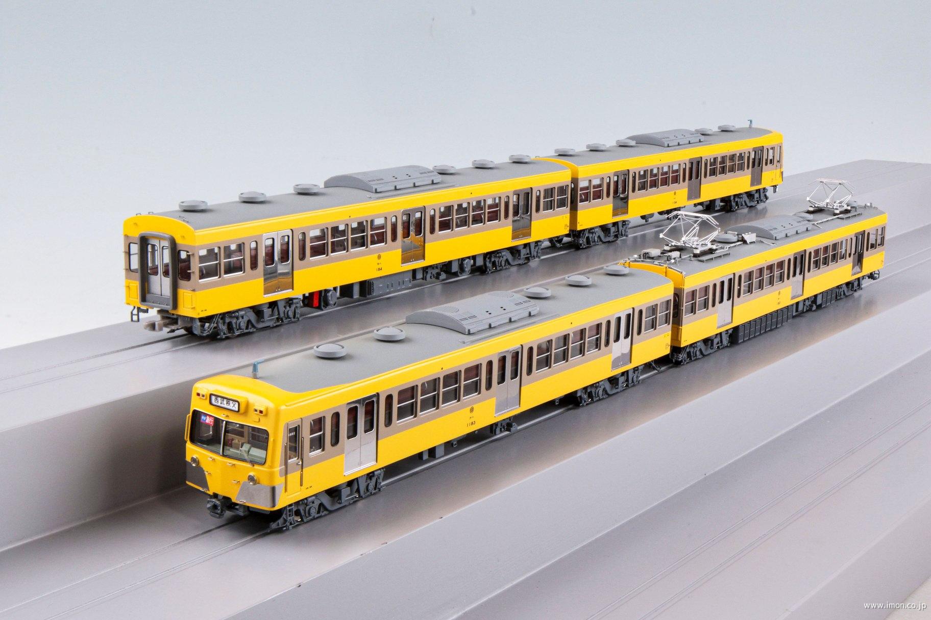 西武旧１０１系　冷房改造車４連（ツートンカラー）「快急　西武秩父」