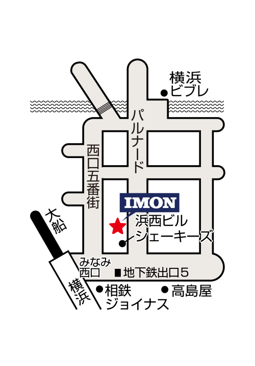 IMON横浜店地図